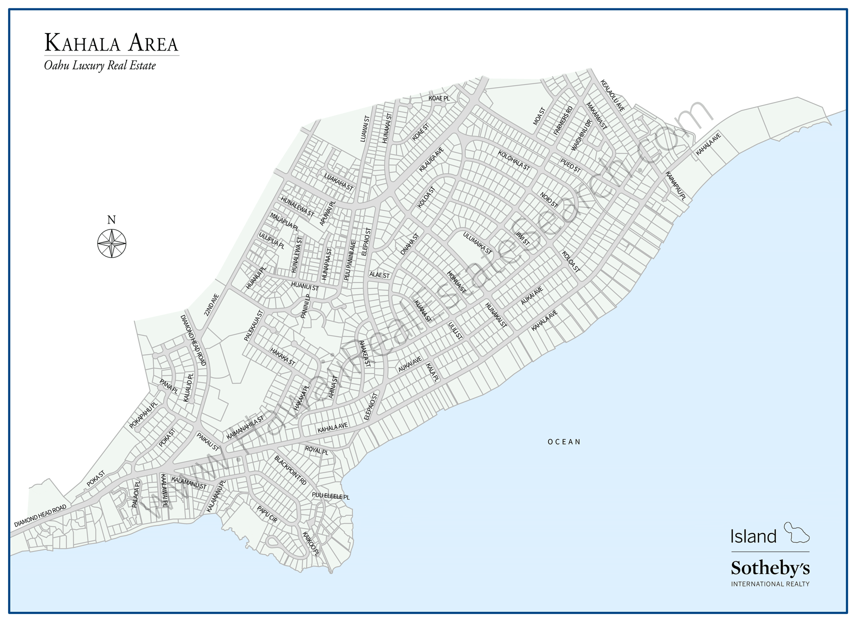 Map of Kahala